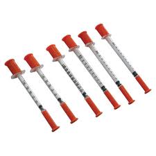 0.1ml / 0.3ml / 1ml Insulin Syringe Medical Consumables for Insulin Injection