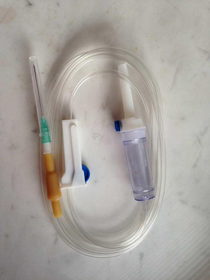 Clinical Solution Injection Medical Consumables , Safety Disposable Infusion Set