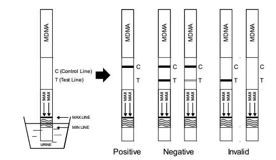 Customized Drug Abuse Test Kit MDMA Methylenedioxy - methamphetamine Test Kit