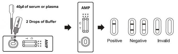 CE and FDA Approved High Sensative AMP Amphetamine Drug Abuse Diagnostic Test In whole blood/serum/plasma
