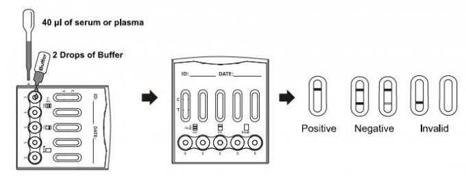 High Sensitivity Multi - Drug Test Cassette With Fast Reading ( WB / S / P )