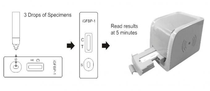 Stable iGFBP -1 Rapid Test Reader Cassette Vaginal Secretion Ce Certificate