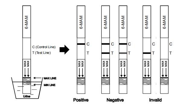 CE Certified specific 6 - Monoacetylmorphine / 6 - MAM One Step Drug Rapid Test Cassette/Dipstick/Panel
