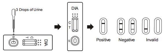 Fast Reading Rdt Kit For Qualitative Detection Of Diazepam DIA In Human Urine