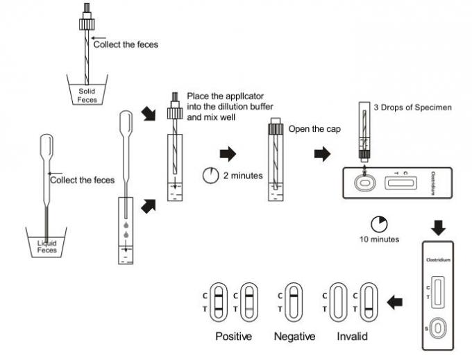 High Quality Campylobacter Rapid Test Cassette With CE