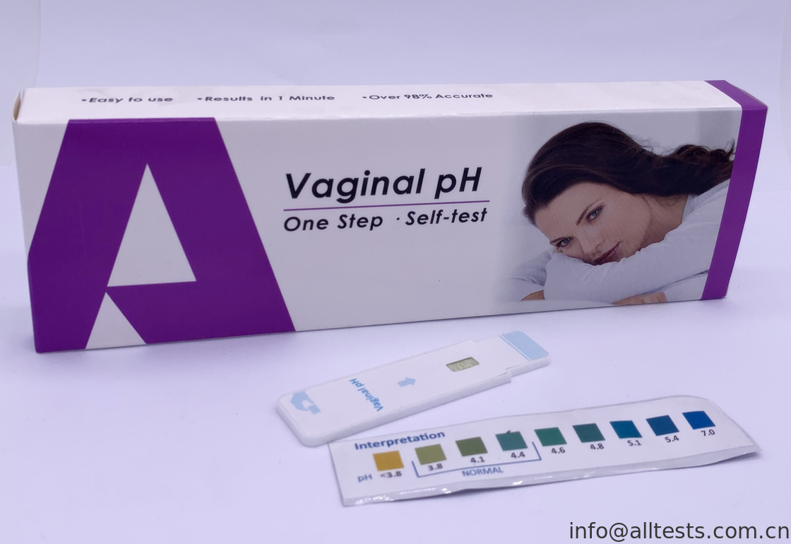 High Sensitivity PH Rapid Test Strips Vaginal Swab No Cross Reactivity for home use