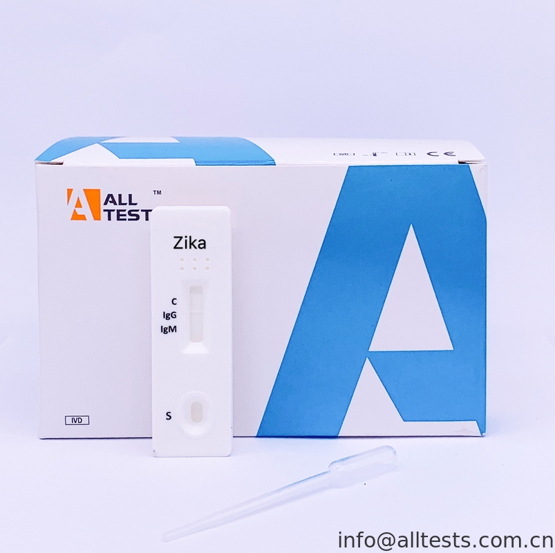 Easy To Used Zika IgG/IgM Rapid Test Cassette In Whole Blood / Serum