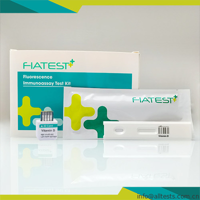 Good price D2+D3 Vitamin D Test Cassette Serum / Plasma Fluorescence Immunoassay Method online