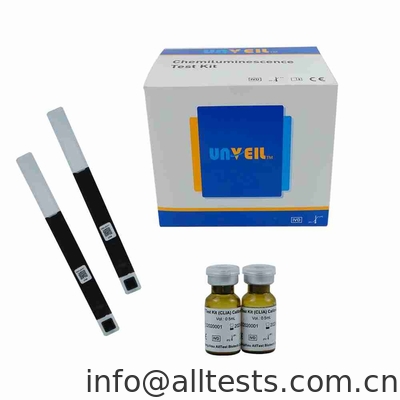 Cancer Antigen 125 CLIA Test Kit 2.3 - 1000 U/ML Double Antibody Sandwich Method