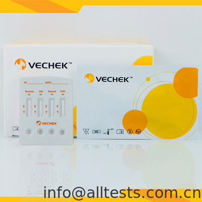 Good price Canine Ehrlichia / Anaplasma / Babesia Antibody / CHW Antigen Combo Rapid Test Cassette online