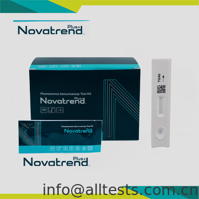 Good price TGAb Test Cassette Fluorescence Immunoassay Kit for Whole Blood Serum Plasma online