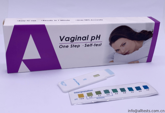 High Sensitivity PH Rapid Test Strips Vaginal Swab No Cross Reactivity for home use