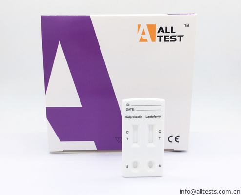 Calprotectin And Lactoferrin Comb Lateral Flow Rapid Test Cassette CE Certificated