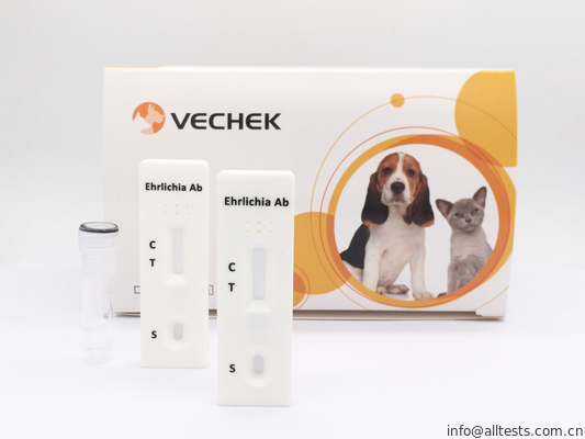 Ehrlichia Canis Antibody Rapid Test Cassette , Rapid Blood Test Easy To Use