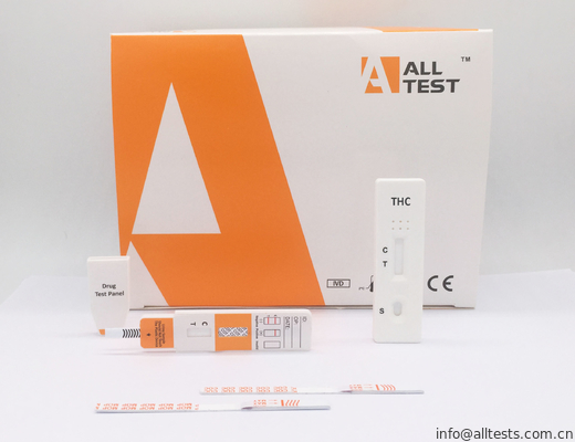 Fast Convenient Marijuana THC THC Urine Single Test Strip / Drug Of Abuse Test Kit