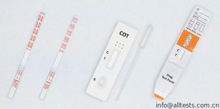 Cotinine Rapid Diagnostic Dipstick,Cassette,PaneTest Kits , Nicotine Metabolite Qualitative Detection With  CE certified