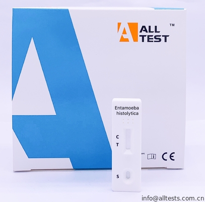 Blue Color Entamoeba Histolytica Rapid Test Cassette With CE Certificate