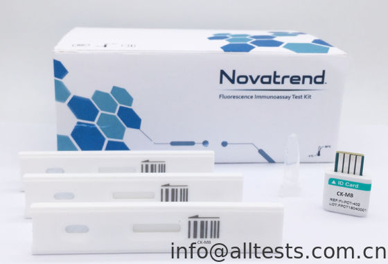 Good price Novatrend Creatine Kinase MB (CK-MB) Test Use By fluorescence Immunoassay Analyzer In Human whole blood /serum /plasma online
