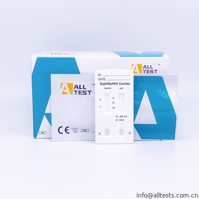 Good price AllTest Syphilis / HIV 1.2.O Combo Rapid Test Kits  Infectious Disease online