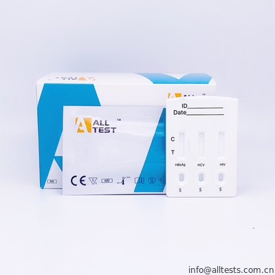 HBsAg /HCV /HIV Combo Rapid Test Cassette With The Specimen Of Serum/Plasma