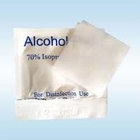 Comfortable Medical Consumables 70% Isopropyl Alcohol Swab For Disinfection