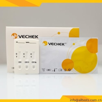 Good price CDV + CAV - II + CIV Antigen Combo Rapid Test Cassette Secretions online