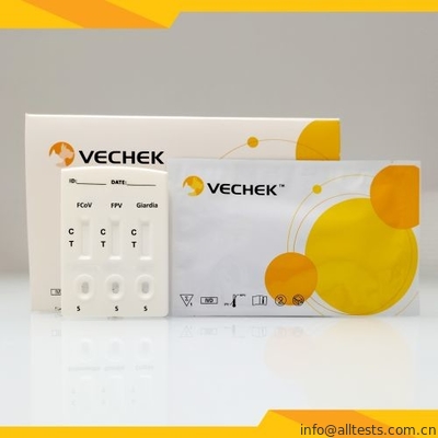 Good price FCoV + FPV + Giardia Lamblia Antigen Combo Rapid Test Feces Specimen online