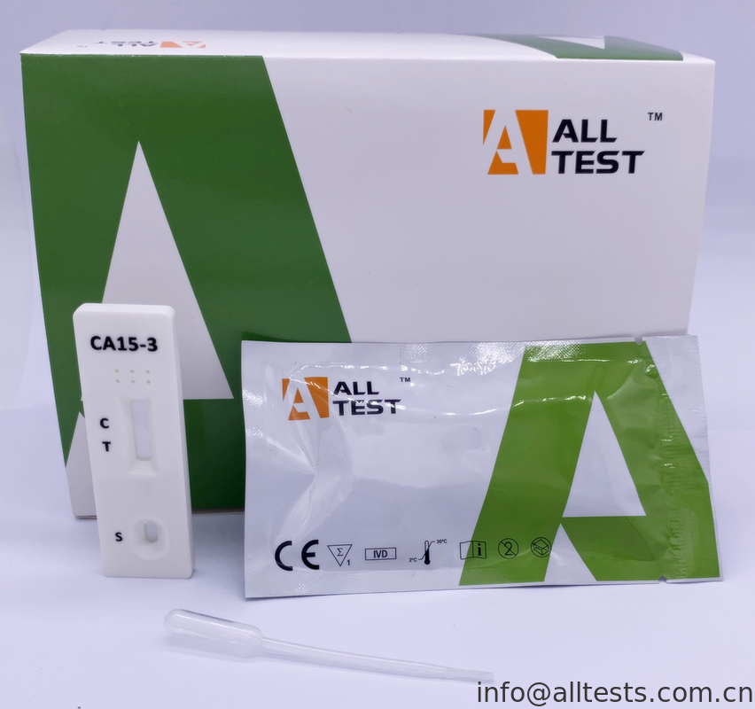 Convenient Rapid Assay Test CE Marked For Carcinoma Antigen 15-3 With High Sensitivity