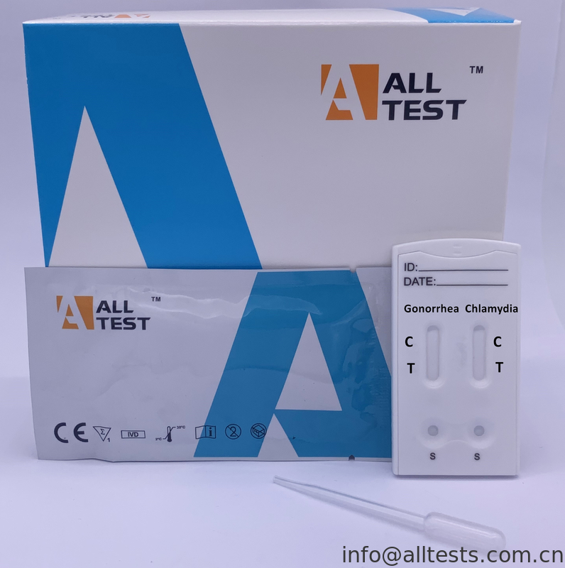 Gonorrhea And Chlamydia Combo Rapid Test Kits IGC 525 Easy To Use