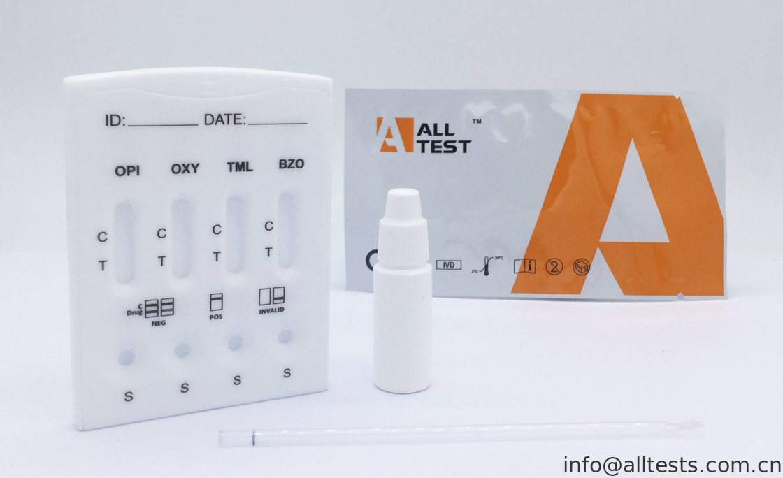 High Sensitivity Multi - Drug Test Cassette With Fast Reading ( WB / S / P )