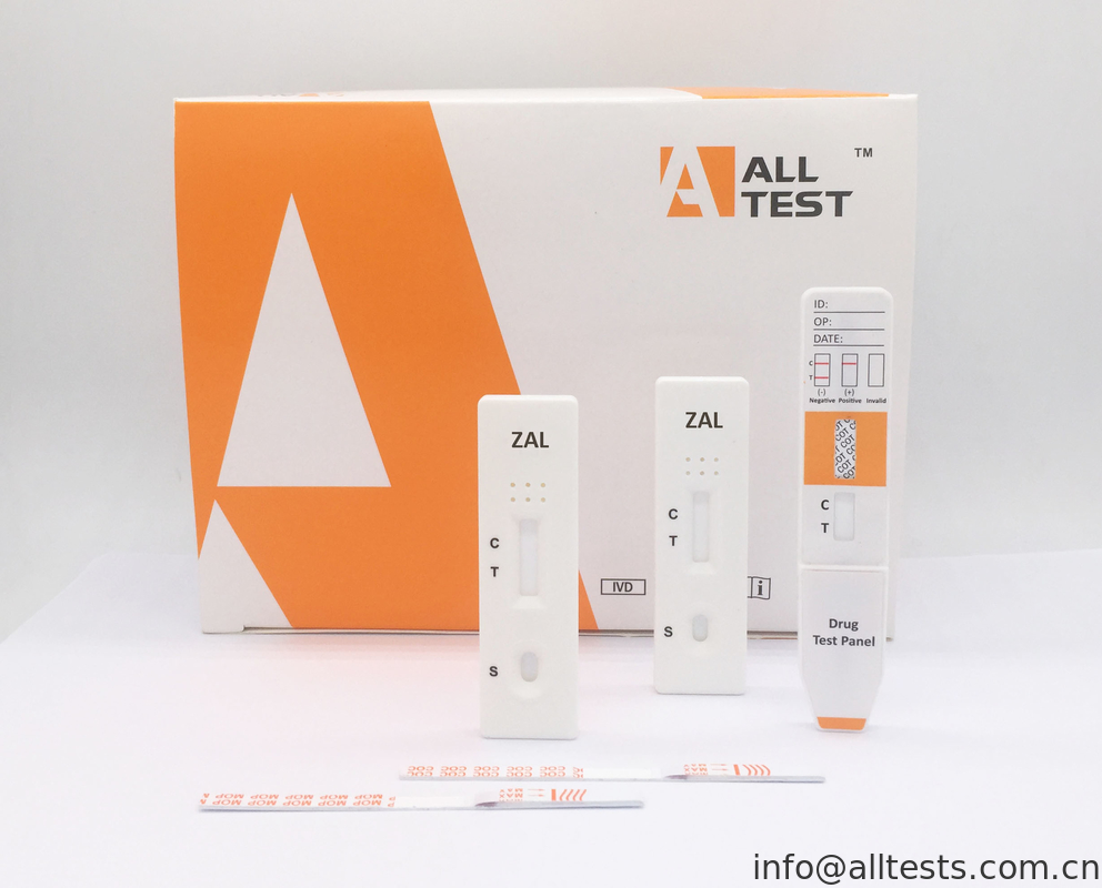 White Color 100 Ng / ML Zaleplon ZAL Diagnostic Drug Of Abuse Test Kit In Urine