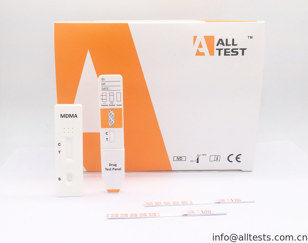 Customized Accurate Drug Abuse Test Kit  Ecstasy (MDMA) Metmethahylenedioxy Test Kit With CE