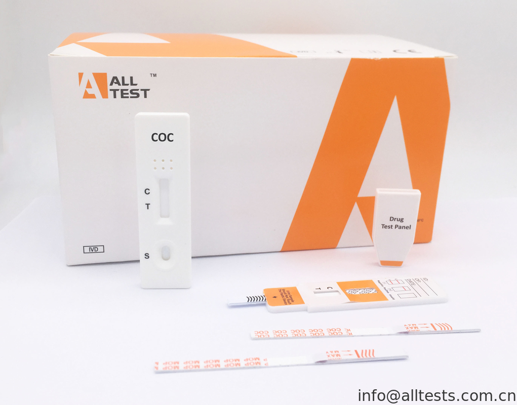 High Quality COC Coc/aine Drug Abuse Cassette/Dipstick/Panel Test Kits Urine With CE