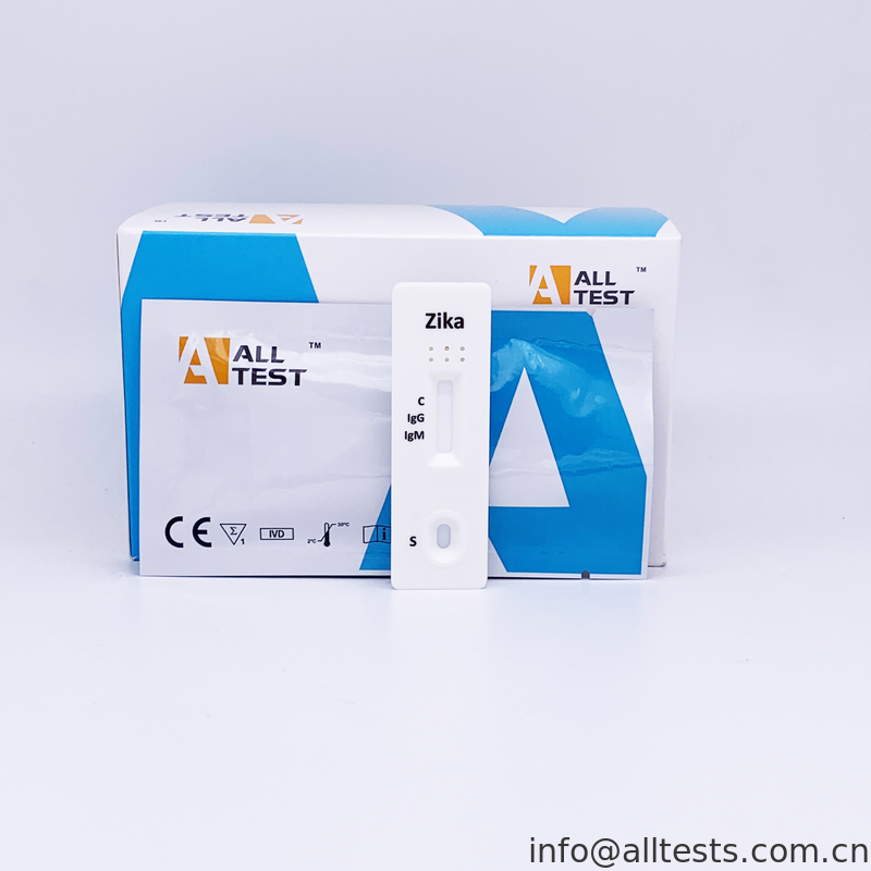 Easy To Used Zika IgG/IgM Rapid Test Cassette In Whole Blood / Serum