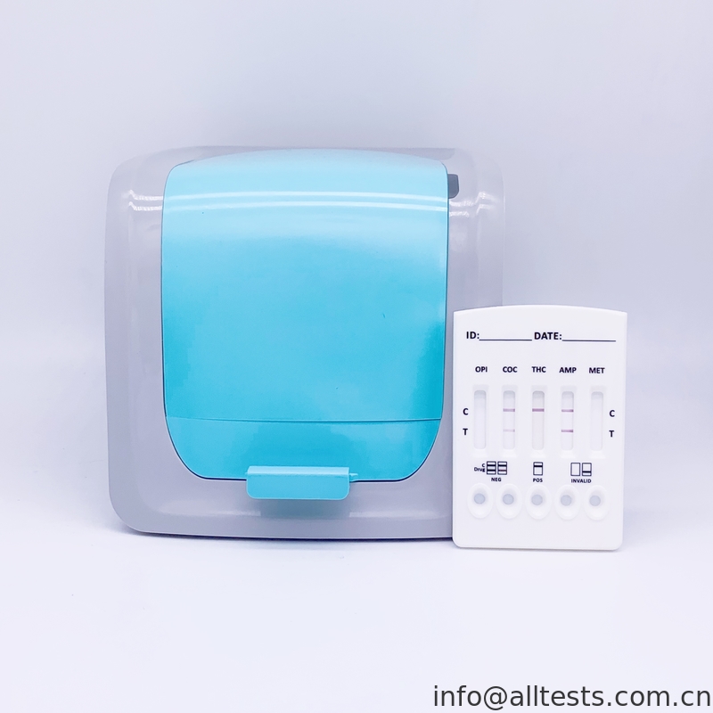 Oral Fluid Convenient Cassette One step Multi-Drug Rapid Test Easy Use Rapid Test Reader With CE