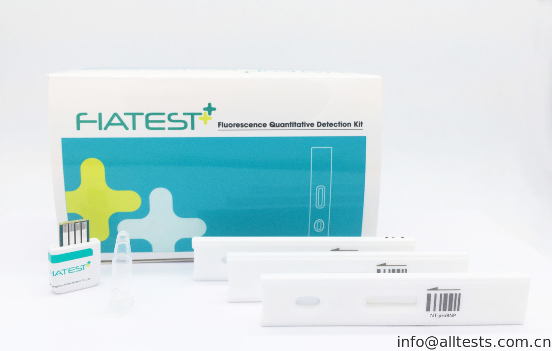 NT-proBNP Diagnostic Test kits Use By Fiatest  fluorescence Immunoassay Analyzer In Human whole blood /serum /plasma