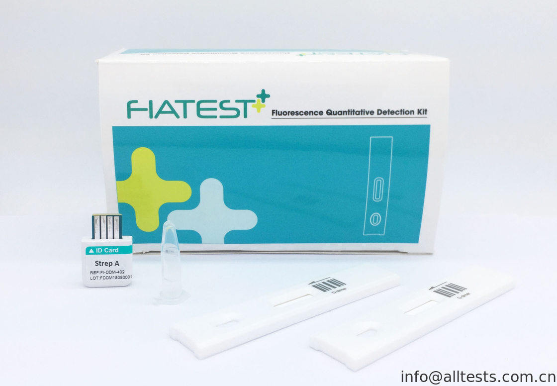 High Sensitivity Streptococcus pyogenes Test Kit Use By Fiatest fluorescence Immunoassay Analyzer In Human Swab