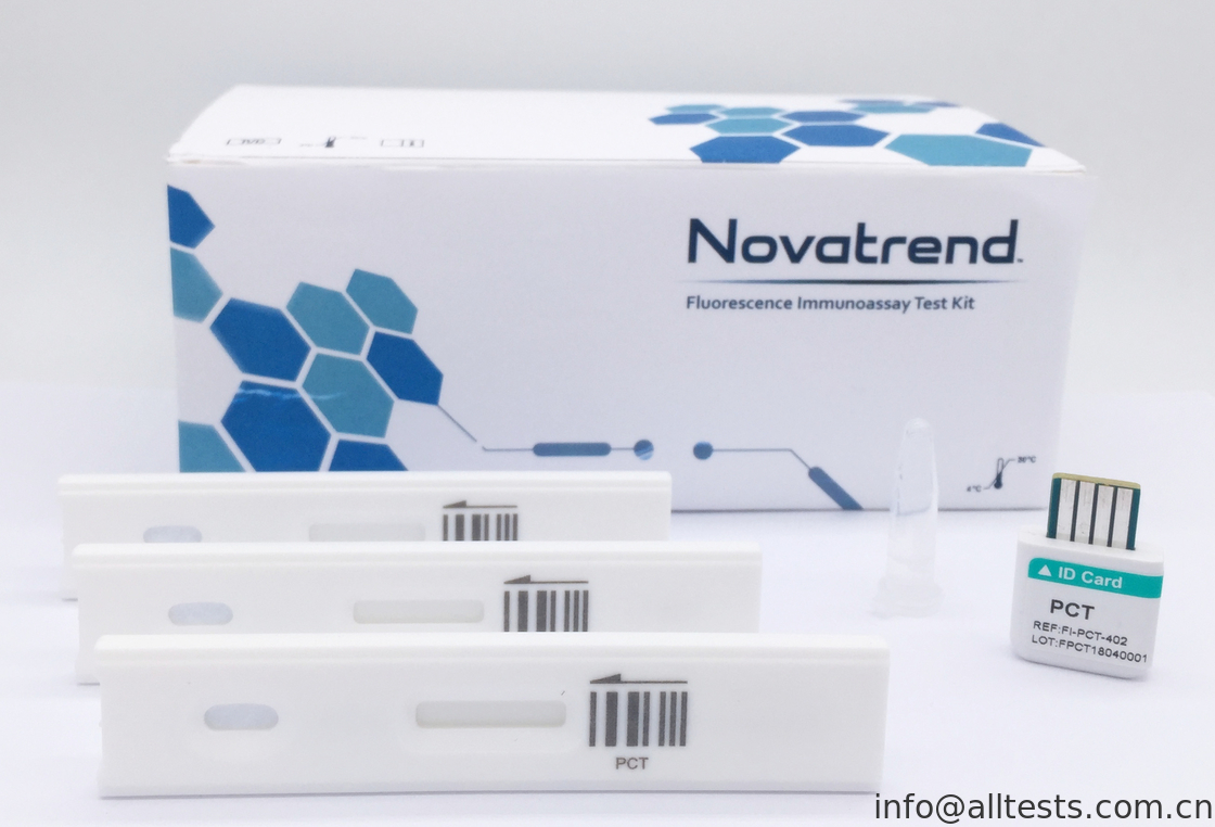 Procalcitonin (PCT) Diagnostic Test Kit Easy Use By Novatrend fluorescence Immunoassay In Whole Blood/Serum /Plasma