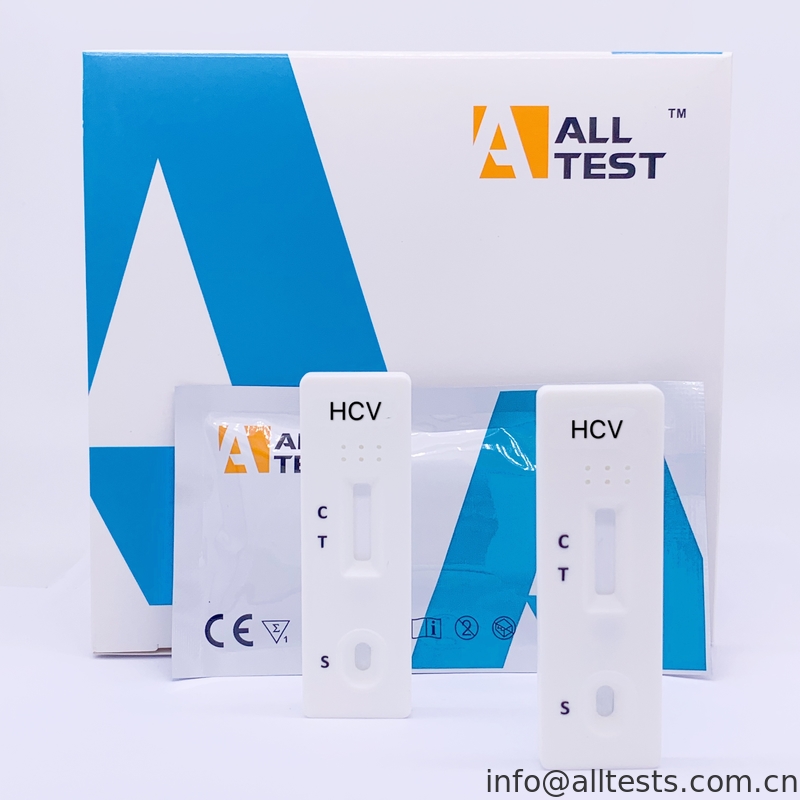 Diagnostic CE HCV Rapid Test Kits in 10 mins , HCV Blood Test Kit