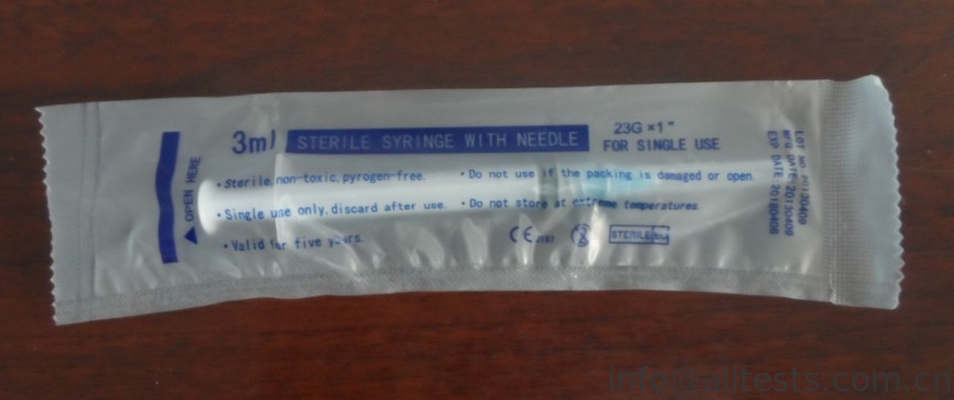 3ml Disposable Syringe Medical Consumables for Clinical Solution Injection