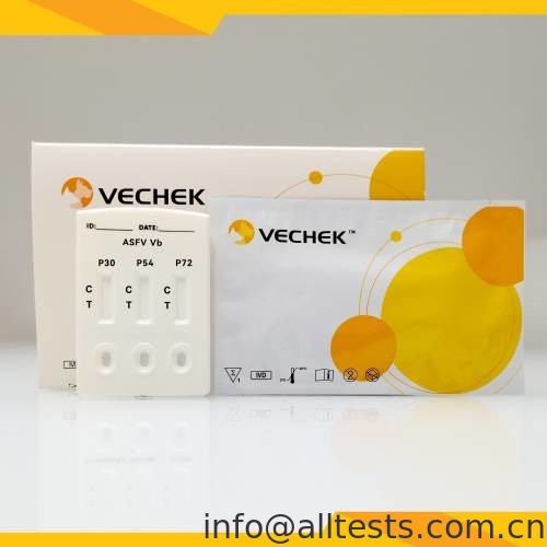 ASFV P30 / P54 / P72 Antibody Combo Rapid Test Cassette Serum Plasma