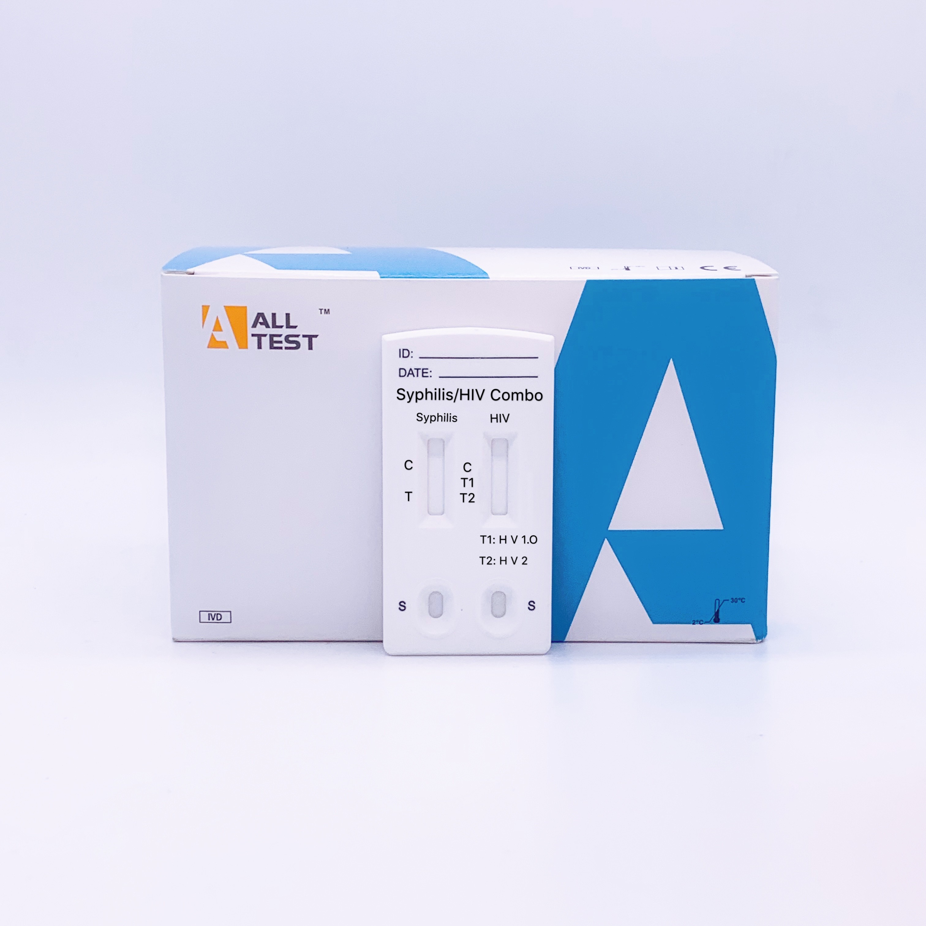 AllTest Syphilis / HIV 1.2.O Combo Rapid Test Kits Infectious Disease