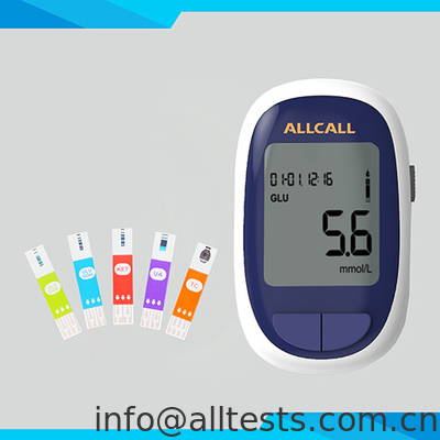 Good price Blood Glucose GOD / Ketone / Uric Acid / Total Cholesterol 4 In 1 Monitoring System online