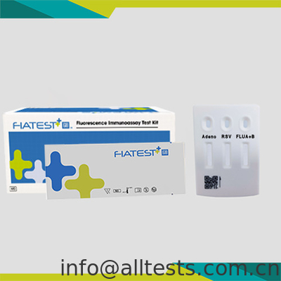 Good price Adenovirus pneumoniae/RSV/Influenza A+B Combo Test Cassette (Nasopharyngeal Swab) online