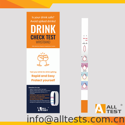 Good price Convenient Accurate HDOA-D56 Card Format Drink Check Test F LZ/G HB/K ET/COC/SCOP Wristband online