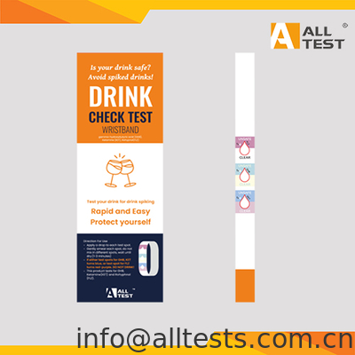 Good price HDOA-D36 Drink Check Test Wristband Perfect Solution（ F LZ/G HB/K ET） online