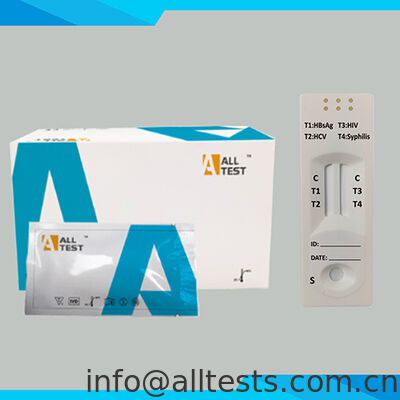 Good price HBsAg/HCV and HIV/Syphilis Combo Rapid Test with 15 Minutes Reading Time High Accuracy for Whole Blood/Serum/Plasma Specimen online
