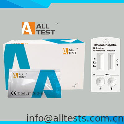 Good price Rotavirus Adenovirus Astrovirus Combo Rapid Test with 15 Minutes Reading Time CE Certified and High Accuracy online