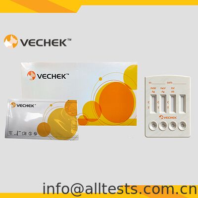 Good price FHW Antigen + FeLV Antigen + FIV Antibody Combo Rapid Test Cassette online