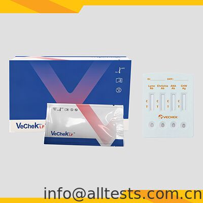 Good price Canine Lyme Ehrlichia Anaplasma CHW Combo Rapid Test Cassette 10 Minutes Reading Time High Accuracy and Simple Operation online